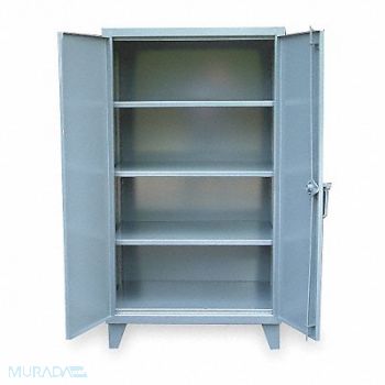 STRONG HOLD Strg Cab 60 x72 x24 DrkGry 3Shlv, 2RNC4