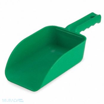 REMCO F8523 Small Hand Scoop Poly 32 Oz Green, 2RPD9