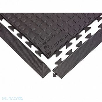 WEARWELL Mat Ramp Black 2 x 3ft. 3, 2RPR3