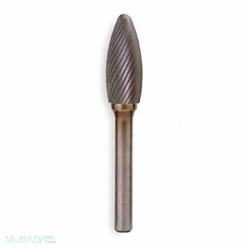 WIDIA METAL REMOVAL Carbide Bur Flame 5/16 Single Cut SH-2, 6KJG3