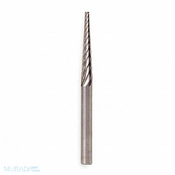 WIDIA METAL REMOVAL Carbide Bur Pointed Tree 1/4 Single Cut, 6KJF9