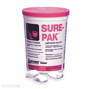 ABILITY ONE Floor Cleaner Packet 90 ct Bucket PK2, 2RRA5