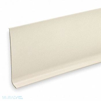 GRAINGER APPROVED Wall Base Molding Almond 720 in L, 2RRW8