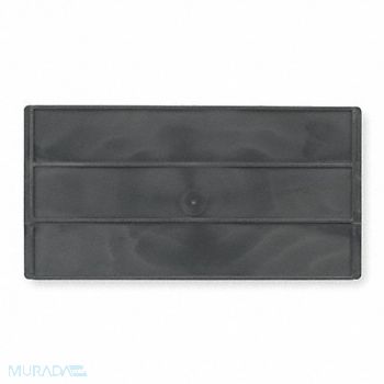 AKRO-MILS Divider 10 1/8 in Black 6 PK6, 2RV56