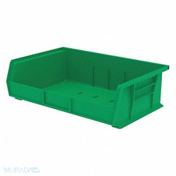 AKRO-MILS F8695 Hang and Stack Bin Green Plastic 5 in, 2RV92