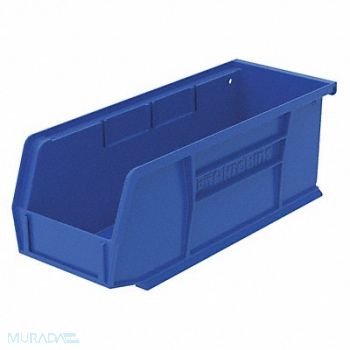 AKRO-MILS F8685 Hang and Stack Bin Blue Plastic 4 in, 2RV96