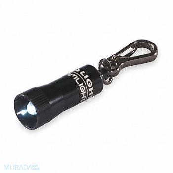 STREAMLIGHT Keychain Flashlight Aluminum Black 10lm, 2RVN2
