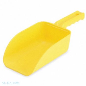 REMCO F8523 Small Hand Scoop Poly 32 Oz Yellow, 2RVX6