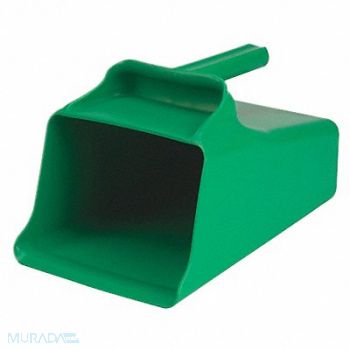 REMCO F8440 Mega Hand Scoop Poly 128 Oz Green, 2RVX7
