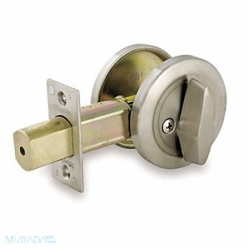 MASTER LOCK Deadbolt HD Satin Chrome, 2RYF6