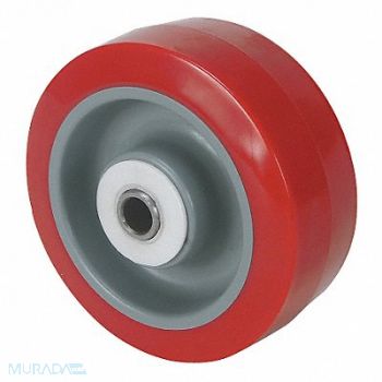 GRAINGER APPROVED PUR Tread on Plastic Core Wheel, 2RZD6