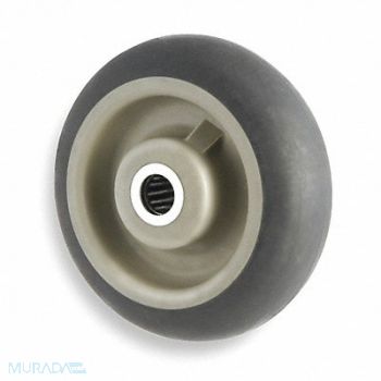 GRAINGER APPROVED Nonmark RBBR Tread Plastic Core Wheel, 2RZJ2