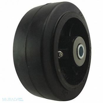 GRAINGER APPROVED RBBR Tread on Iron Core Wheel 5, 2RZJ7