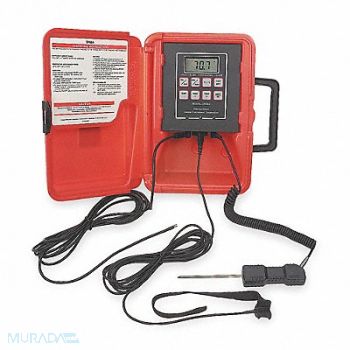 COOPER ATKINS Thermistor Thermometer -40 to 300F LCD, 2T618