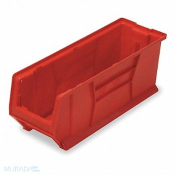QUANTUM STORAGE SYSTEMS Bin Red Polypropylene 9 in, 2TA87