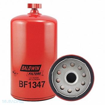 BALDWIN FILTERS Fuel Filter 8-9/32 x 4-1/4 x 8-9/32 In, 2TCE3