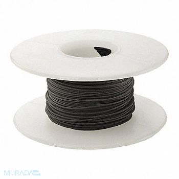 OK INDUSTRIES Wire Wrapping Wire 28AWG Blk 100ft, 2TDW4