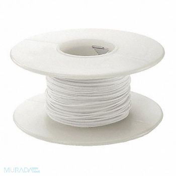 OK INDUSTRIES Wire Wrapping Wire 30 AWG Wht 1000ft, 2TDX6
