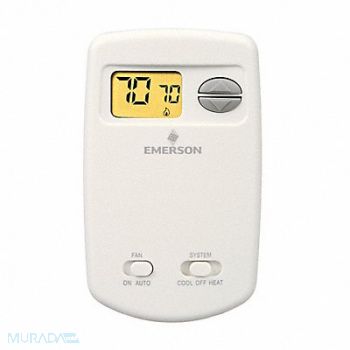 EMERSON Low Volt NP Digital Tstat H or C Wired, 2TE31