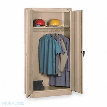 TENNSCO Wardrobe Cabinet 72 H 36 W Sand, 2TEP3