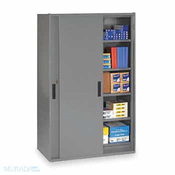 TENNSCO Shelving Cabinet 78 H 48 W Medium Gray, 2TER3