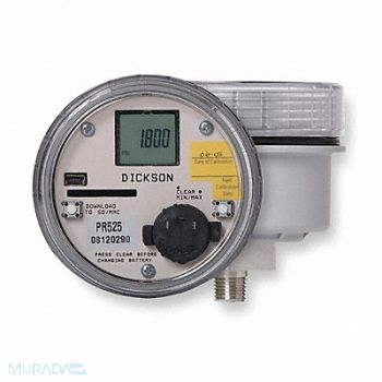 DICKSON K4645 Data Logger Pressure Range 0 to 500 PSI, 2TLA5