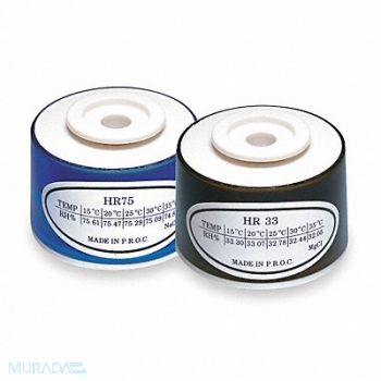 EXTECH Humidity Calibrtn Kit 33 per RH 75 RH, 2TPX7