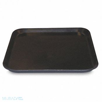 MOLDED FIBERGLASS Tray Black 16 1/2 in 12 1/2 in, 2TU39