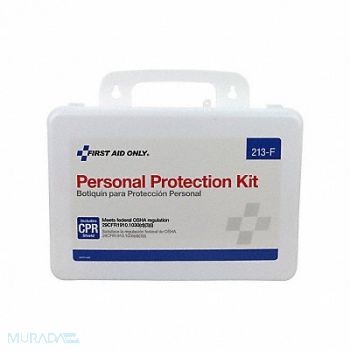 FIRST AID ONLY Personal Protection Kit Plastic, 2TUU1