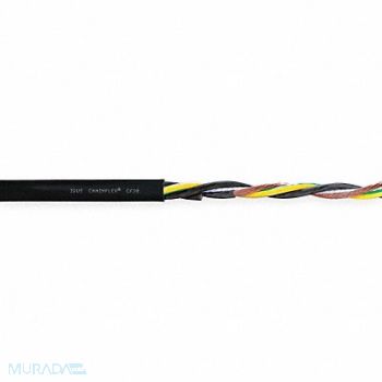 CHAINFLEX Flexing Power Cbl 4 Cond 8AWG 25ft, 2TZW2