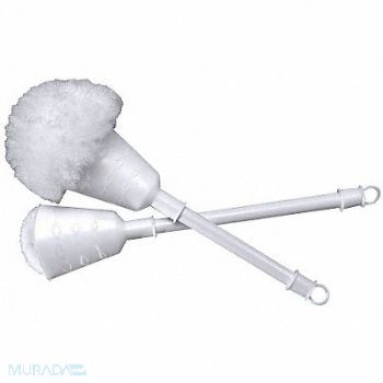 TOUGH GUY Toilet Brush 14 in L White, 2U289