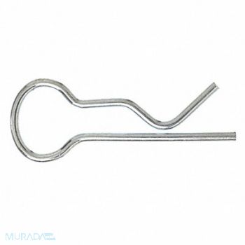 GRAINGER APPROVED Cotter Pin Hairpin 1/8 Dx3-1/8 L PK10, 2UJP3