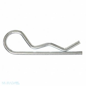 GRAINGER APPROVED Cotter Pin Hairpin 0.148 Dx3-5/16 L PK5, 3DYT4