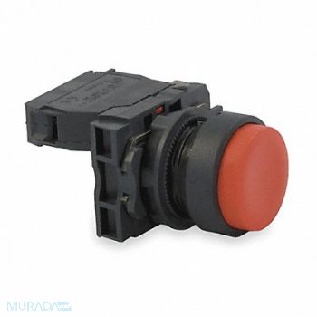 SCHNEIDER ELECTRIC H7076 Non-Illum Push Button 22mm 1NC Red, 2UZA4