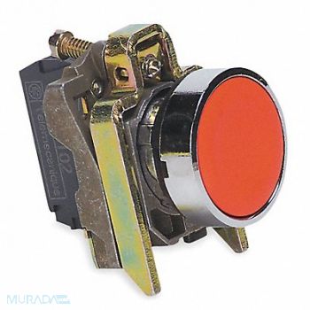 SCHNEIDER ELECTRIC H7079 Non-Illum Push Button 22mm 1NO/1NC Red, 2UZA5