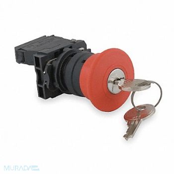 SCHNEIDER ELECTRIC E-Stop Push Button 22mm 1NO/1NC Red, 2UZD6