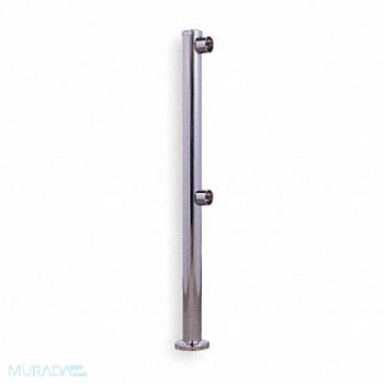 TURNSTILE End Post Brushed Chrome, 2VAX7