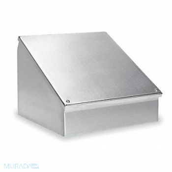 WIEGMANN Slopd Top Enclsr Mtllc 20InHx20InWx13InD, 2VB98