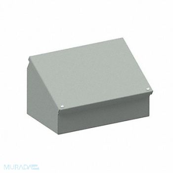 WIEGMANN Sloped Top Enclosr Mtlc 8InHx12InWx7InD, 2VB91