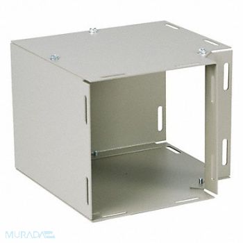 WIEGMANN Wireway Elbow 90 Degree 6x6 Sq In Gray, 2VE60