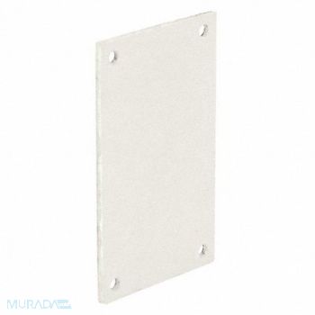 WIEGMANN Wireway Panel Adapter 6x6 Sq In Gray, 2VE62