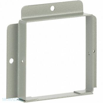 WIEGMANN Wireway Panel Adapter 4x4 Sq In Gray, 2VE61