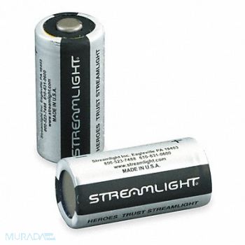 STREAMLIGHT Battery Lithium Size 123 3VDC PK400, 2VEW3