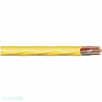 ROMEX Nonmetallic Cbl 3 w/Gnd 12AWG Yel 250ft, 4WZU3