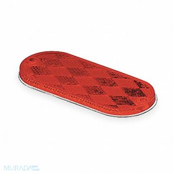 GROTE Reflector Oval Red 4-3/8 L, 2VNF7
