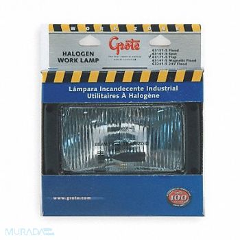 GROTE Work Light Rectangular Halogen 5 H, 2VPF6