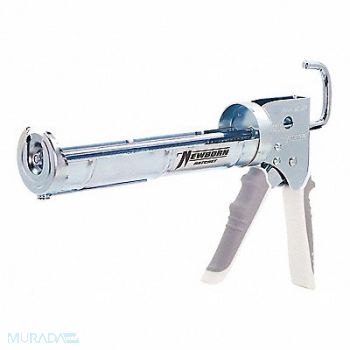 NEWBORN Caulk Gun Steel Silver, 2VU70