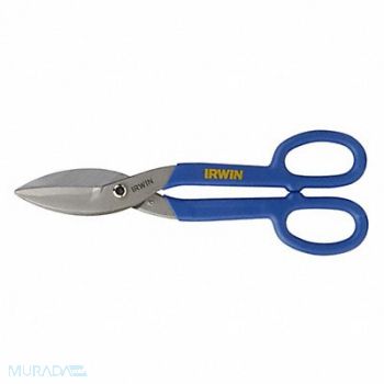 IRWIN Tinners Snips Straight 12-3/4 In, 2VU95