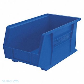 AKRO-MILS F8697 Hang and Stack Bin Blue Plastic 7 in, 2W779
