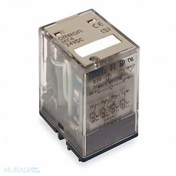 OMRON H8058 Gen Purpose Relay 14 Pin Square 12VAC, 6C886
